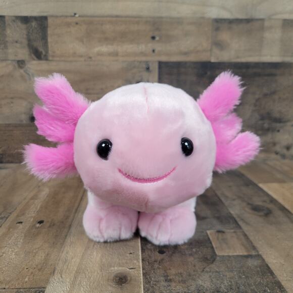 Build A Bear Workshop Other - Build A Bear Plush Exclusive Pink Axolotl Stuffed Animal Plush Toy BAB 19"